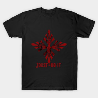 Joust Do It - Distressed Castle Knights Medieval T-Shirt